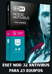 Imagen de ⚡ESET NOD32 AntiVIRUS Para 25 EQUIPOS (1 AÑO)⚡