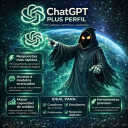Imagen de CHATGPT PLUS PERFIL  x 1 MES 