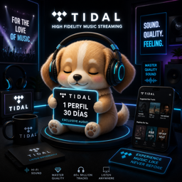 Imagen de TIDAL INDIVIDUAL CUENTA COMPLETA