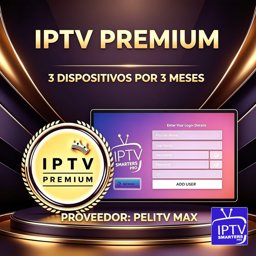Imagen de IPTV PREMIUM 3 DISP x 3 MESES