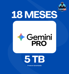 Imagen de 🔥GEMINI PRO+GOOGLE ONE 5 TB x18 Meses/4 mes garantia🔥